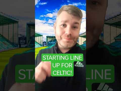 STARTING LINE UP FOR #celticfc VS #hibernianfc #spfl #scottishpremiership