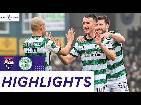 Ross County 0-3 Celtic | Early Red Card Assists In Hoops’ Victory | cinch Premiership