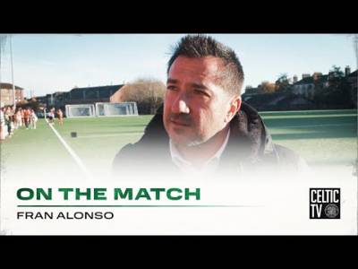 Fran Alonso on the match | Dundee Utd 0-2 Celtic FC Women