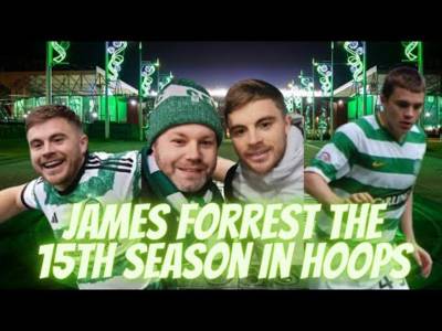 The One Club Man 15 Seasons Scoring for Celtic Mr James Forrest!