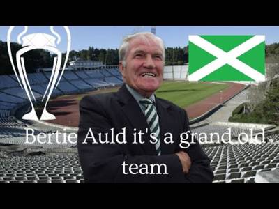 Bertie Auld Singing It’s a Grand Old Team to Play for!