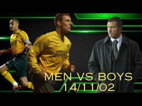 Otd 2002 Celtic Beat Blackburn Rovers! | Men Vs Boys