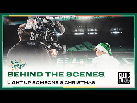 Behind the Scenes of the 2023 Celtic Christmas Film | Light Up Someone’s Christmas!