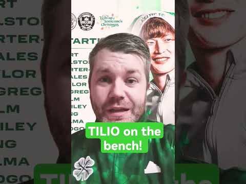 #marcotilio on the bench! #celticfc #celtic