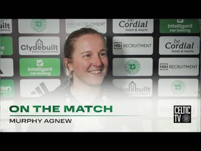 Murphy Agnew On The Match | Celtic FC Women 13-0 Aberdeen | Ghirls score THIRTEEN against Dons!