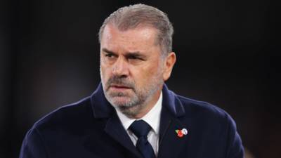 Celtic hero visits Ange Postecoglou at Tottenham training
