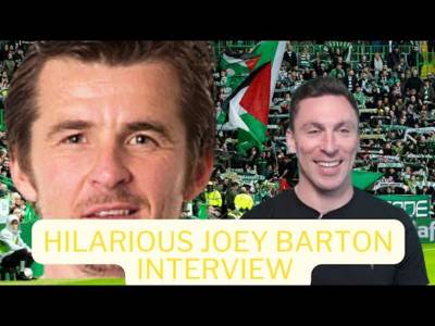 Hilarious Joey Barton Interview! | I Had Celtic Kit’s As a Kid