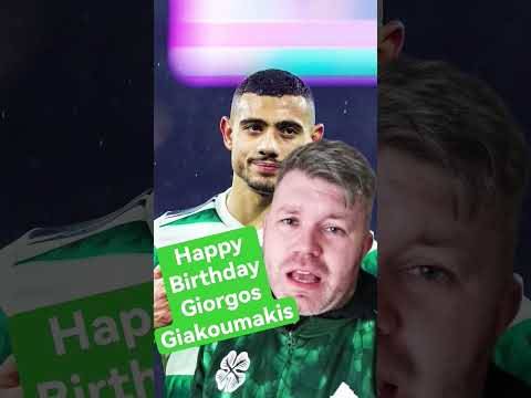 Happy birthday #giakoumakis #celticfc