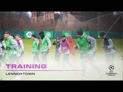 Celtic Training: Preparing for #CelticFeyenoord at Lennoxtown!