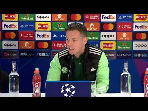 Callum McGregor’s press conference ahead of tonight’s Champions League match against Feyenoord