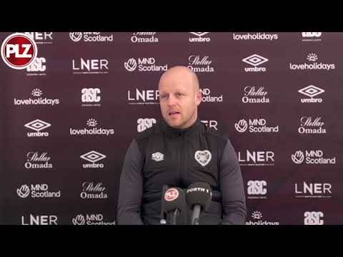 Hearts manager Steven Naismith responds to fan criticism about the club’s style of play.