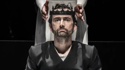 This production of Macbeth has oodles of atmosphere, writes PATRICK MARMION. All hail David Tennant, Thane of Covent Garden (pity about the headphones though)