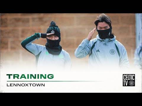 Celtic Training: Watch as the Hoops prepare for the visit of Livingston FC