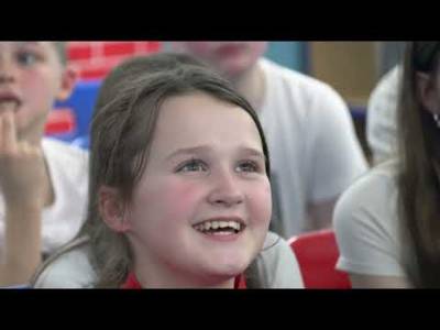 Feature: Celtic First Team stars visit Holy Family Primary School in Kirkintilloch