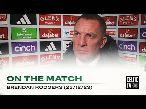 Brendan Rodgers On The Match | Celtic 2-0 Livingston