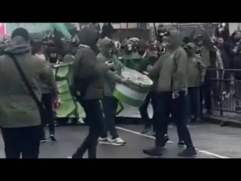 Green Brigade RETURN Celtic ultras