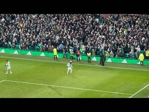 Crazy Scenes!!! Kyogo Goal Fan Celebration (Celtic V Rangers 2-1)!!!