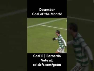 December Celtic TV’s Goal of the Month | Goal E Paulo Bernardo v Rangers #shorts