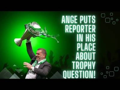 Ange Postecoglou Hilarious Moment When Asked About Picture Winning Trophies