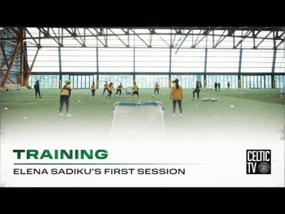 Celtic FC Women Training | Elena Sadiku’s first session as Head Coach