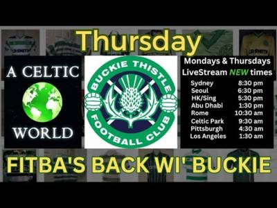 Fitba’s Back Wi’ Buckie – We look forward to the cup game, learn about Buckie, chat players and more