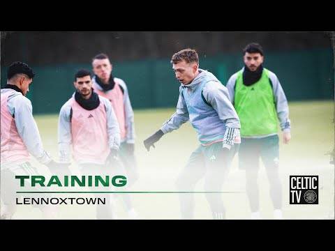 CelticFC Training: The Bhoys train at Lennoxtown ahead of the clash with Buckie Thistle