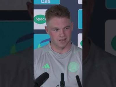 Stephen Welsh on facing his cousin in the Scottish Cup! #celticfc #shorts Stephen Welsh on facing his cousin in the Scottish Cup! #celticfc #shorts