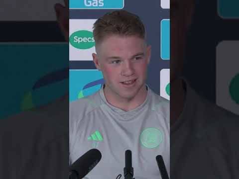 Stephen Welsh on facing his cousin in the Scottish Cup! #celticfc #shorts