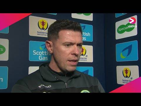 Buckie Thistle manager Graeme Stewart gives thoughts after cup defeat to Celtic