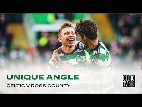 Celtic TV’s Unique Angle | Celtic 1-0 Ross County | Alistair Johnston’s strike in first minute!