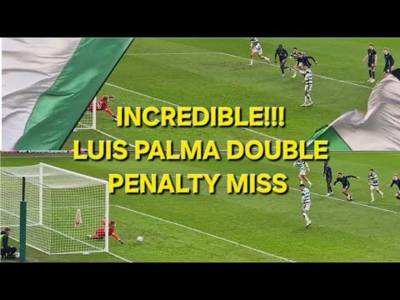 Incredible!! Luis Palma Double Penalty Miss / Celtic Vs Ross County