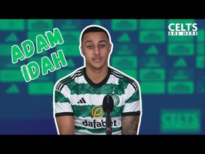 Celtic New Bhoy Adam Idah Speaks to CeltsAreHere