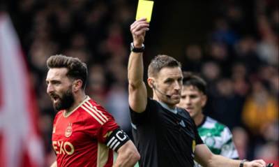 Ref watch: Celtic were lucky not to finish with 10 men against Aberdeen Ref watch: Celtic were lucky not to finish with 10 men against Aberdeen
