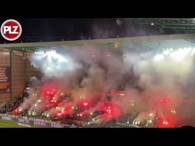 Celtic fans’ pyro show at Easter Road