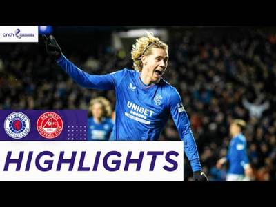 Rangers 2-1 Aberdeen | Cantwell Spoils Warnock’s First Game In Charge | cinch Premiership