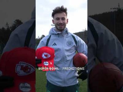 Celtic Players make their #SuperBowlLVIII predicitions! #shorts