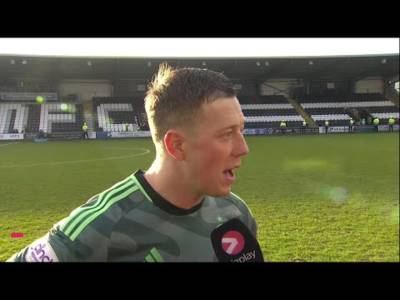 Celtic captain Callum McGregor speaks after Scottish Cup Fifth Round win against St Mirren