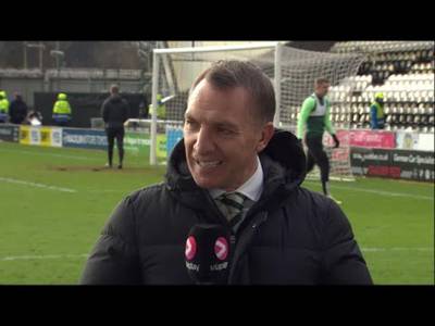 Celtic manager Brendan Rodgers gives his thoughts after victory against St Mirren
