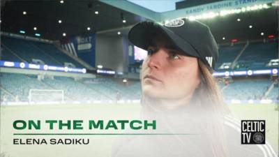 Elena Sadiku On the Match | Rangers 1-1 Celtic FC Women