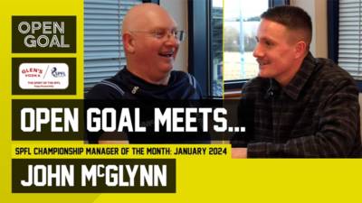 JOHN McGLYNN | Open Goal Meets. Falkirk Gaffer Chat Hearts, Celtic, Raith Rovers & More!