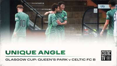 Celtic TV’s Unique Angle | Queen’s Park 0-1 Celtic FC B | Colby Donovan’s Strike sinks Spiders!