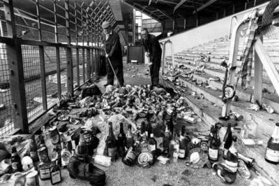The East is Green – Watering the Grass Verge at Harthill