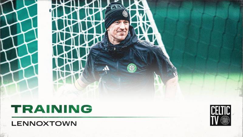 Celtic Training: The Bhoys prepare for the trip to Motherwell