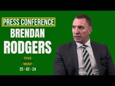 Brendan Rodgers’ press conference in full as he heaps praise on his team after late double