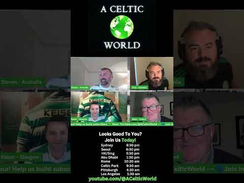 CCV & AJ share a tender moment #celticfc