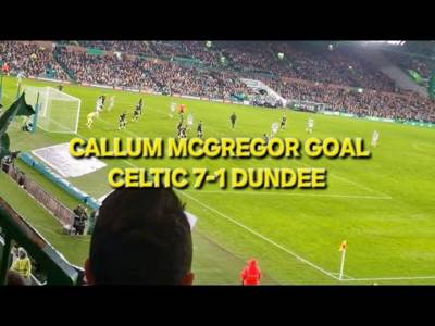 Callum Mcgregor Goal / Celtic 7-1 Dundee