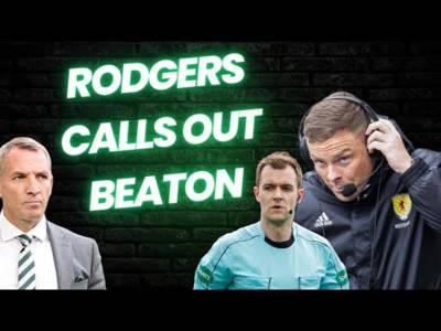 Brendan Rodgers Calls Out Var Official John Beaton for Costing Celtic the Game Against Hearts!