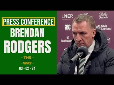 Rodgers’ explosive press conference in FULL as he reckons Hearts defeat was ‘decided’ by officials