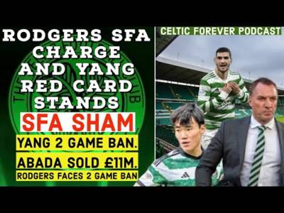 SFA Charge Rodgers for comments after Hearts Game