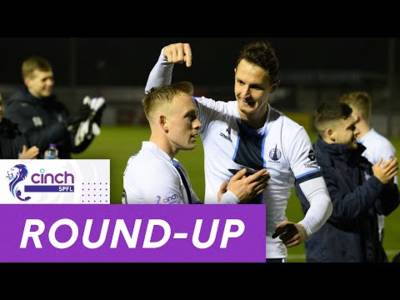 Late Miller Strike Sends Falkirk SEVENTEEN Points Clear | Scottish Football Round-Up | cinch SPFL